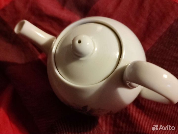 Чайник заварочный СССР роза 1968г антиквариат