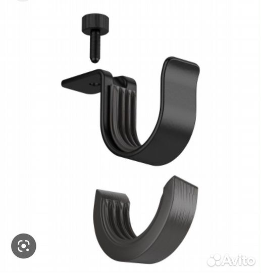 Держатель для карниза IKEA + зажимы