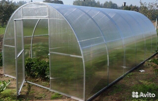 Каркас теплицы из профильной трубы длина 6м цинк