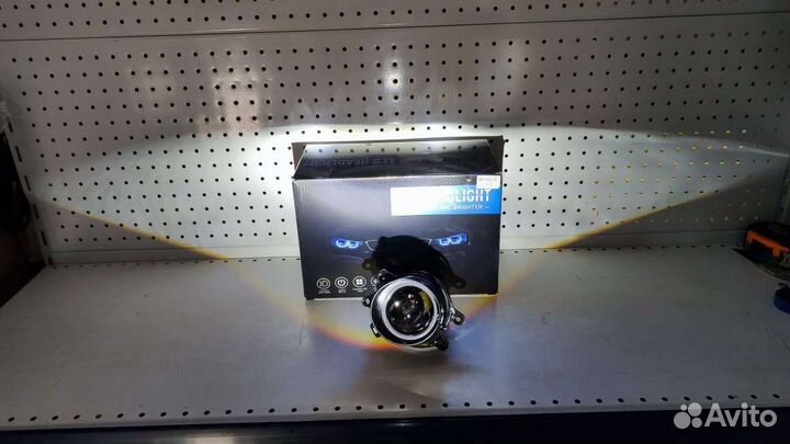 Противотуманки на toyota be led (белый+жёлтый)