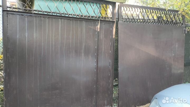 Ворота распашные б/у