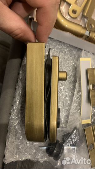 Комплект для стеклянной двери, замок петли