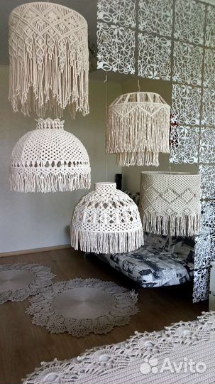 Абажур макраме