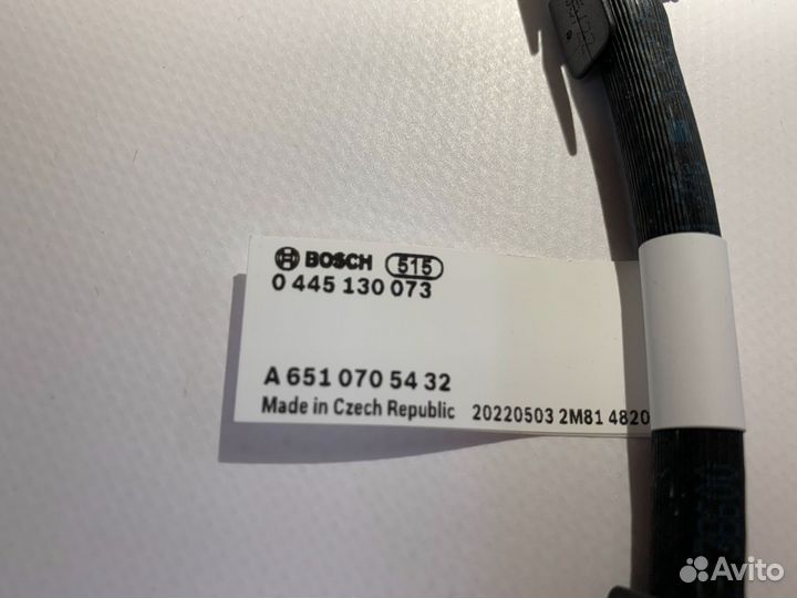 Трубка топливная обратная A6510705432 Mercedes