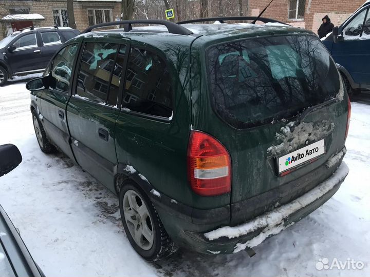 Opel Zafira 1.8 МТ, 2000, 238 000 км