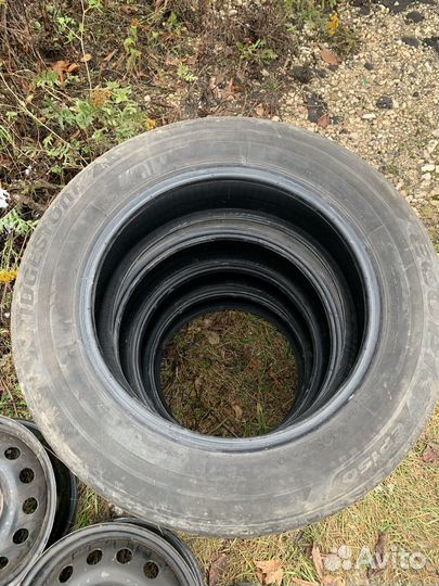 Штампованные диски и покрышки r15 на kia rio