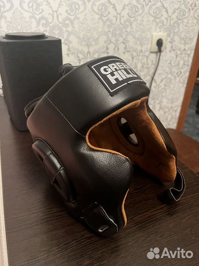 Шлем кожаный Green Hill Spartan