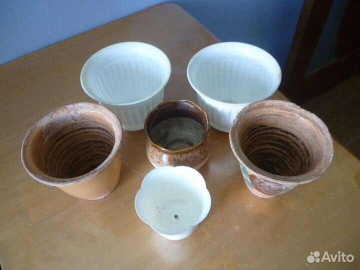 Цветочные горшки бу