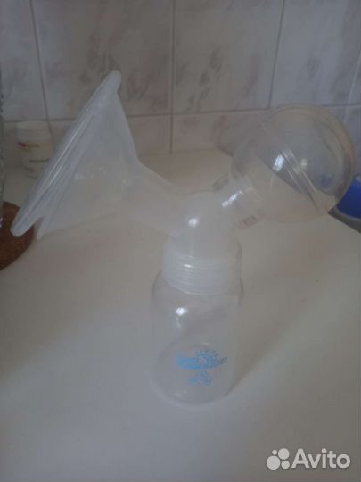 Молокоотсос ручной с бутылочкой