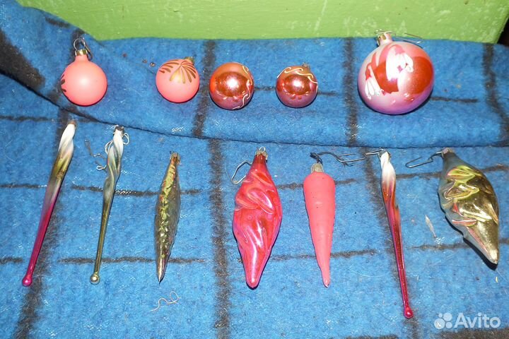 Ёлочные игрушки СССР 70 шт, за все цена