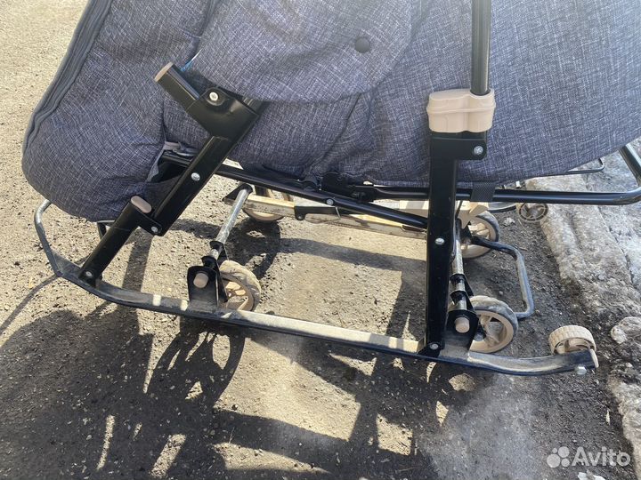 Санки коляска nika