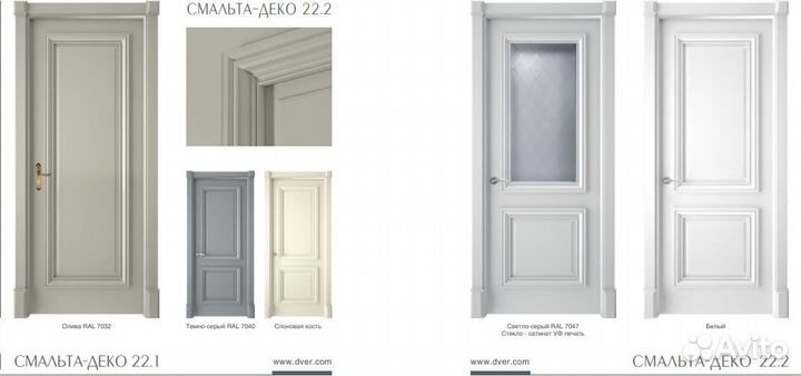 Двери межкомнатные эмаль