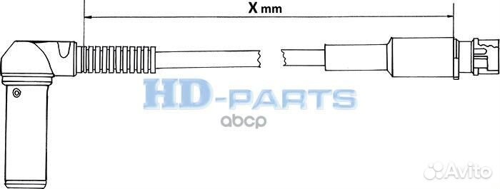 Датчик ABS Scania 310433 HD-parts