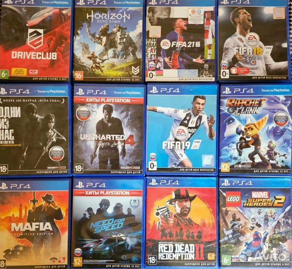 Игры на Sony PS4
