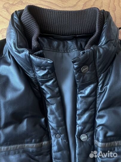 Продается кожаный пуховик Бриони