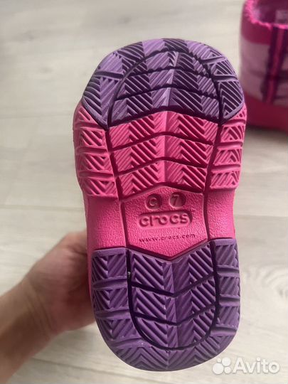 Сапоги детские crocs с 7