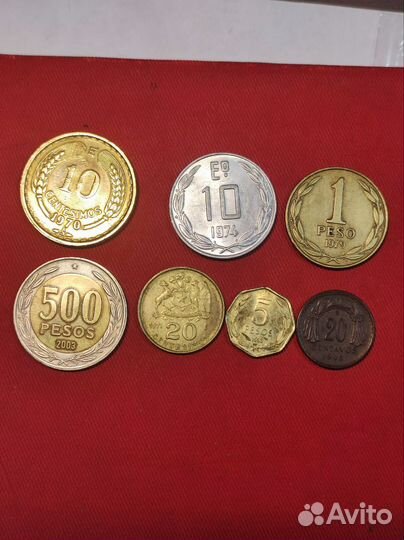 Набор монет Чили