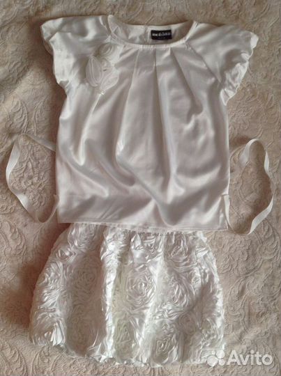 Красивые комплекты блузки и юбки рост 122-152