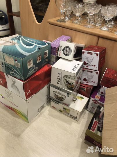 Рюмки бакалы фужеры вазы креманки салатницы кастрю