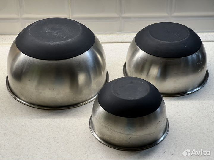 Миски алюминиевые 3 шт