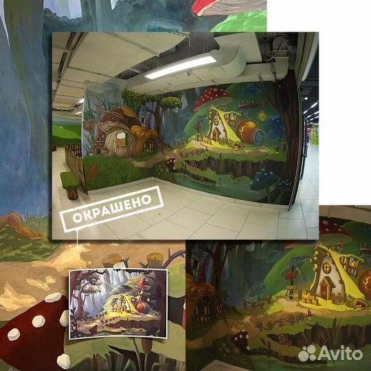 Граффити оформление, художественная роспись