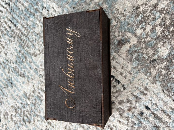 Коробочка подарочная деревянная