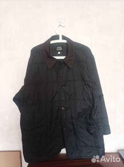 Куртка чёрная осень 54 размера