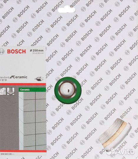 Диск алмазный по керамике Standart 250x25.4 мм