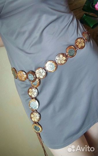 Пояс деревянный кокосовый Бали