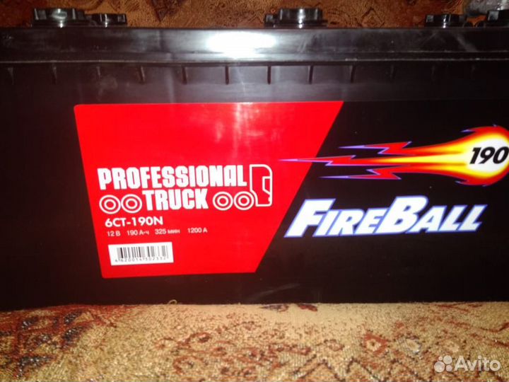 Аккумуляторы FireBall 190 Aч, 1200 А CCA