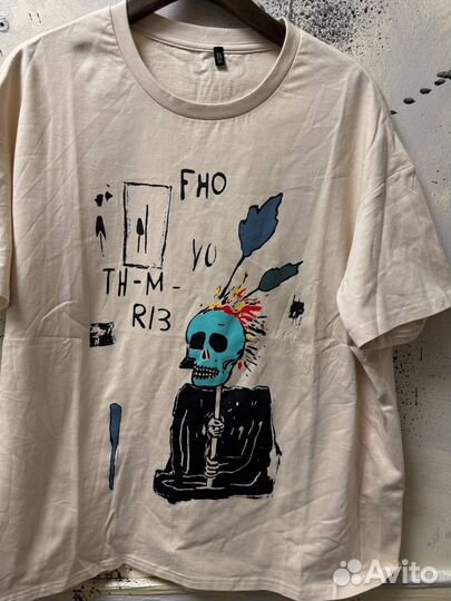 Футболка R-13 Rare Beige Skeleton Over Оригинал