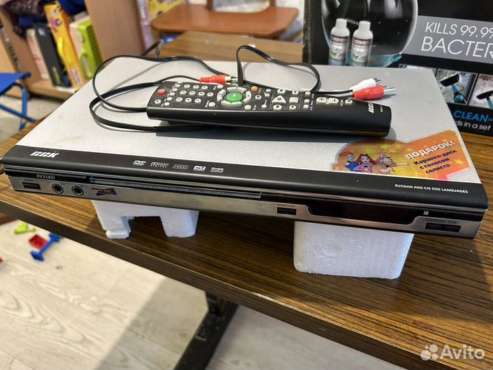 Dvd плеер bbk (+пароочиститель)