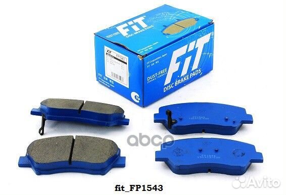 FP1543 Колодки тормозные hyundai solaris 10/KI