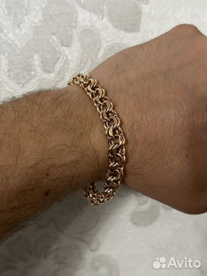 Золотой браслет бисмарк