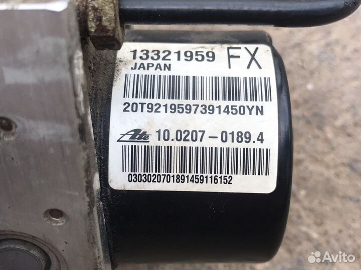 Блок абс chevrolet cruze оригинал