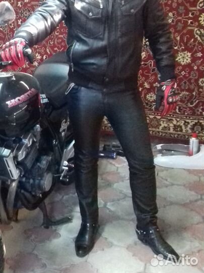 Кожаные штаны для чоппера