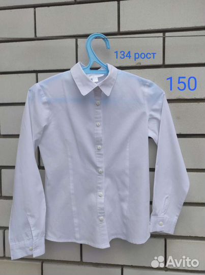 Блузка белая для девочек