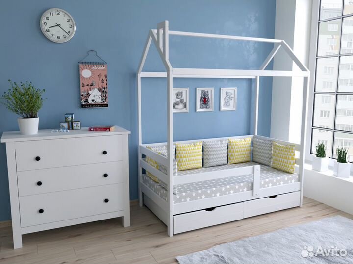 Детская кровать домик 