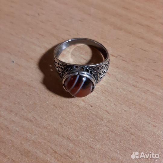 Серебряное кольцо женское,с фианитом