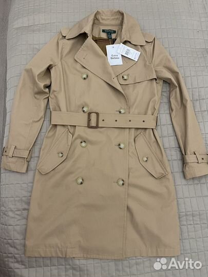 Новый плащ тренч Ralph Lauren Оригинал