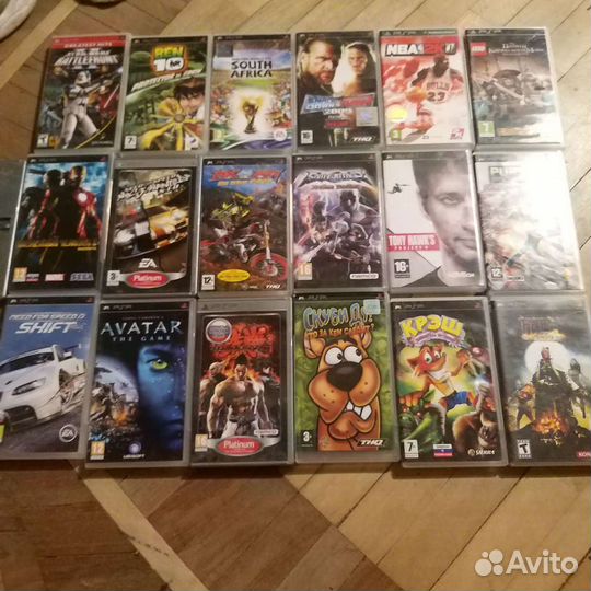 Игры на PSP,большая коллекция,лицензия