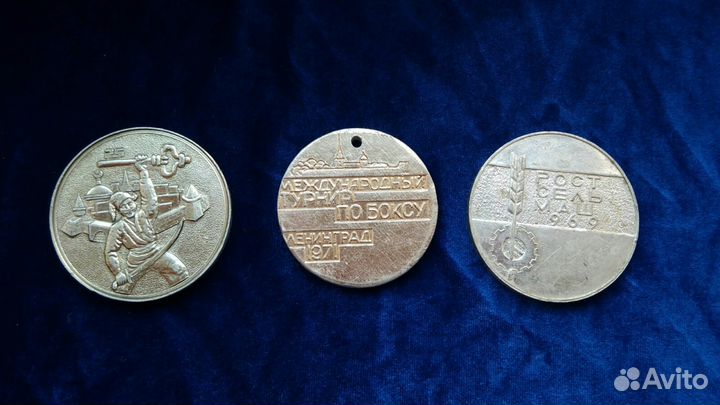 Медали настольные СССР в ассортименте