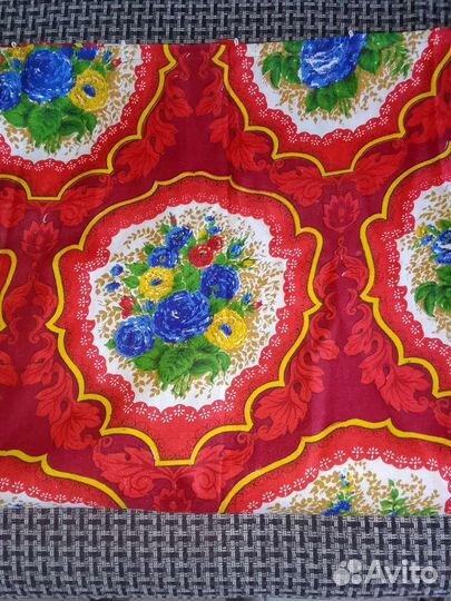 Шторы штапель 2 шт.размер 1м на 2.5м,одной