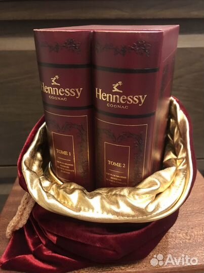Коробка из под коньяка Hennessy библиотека