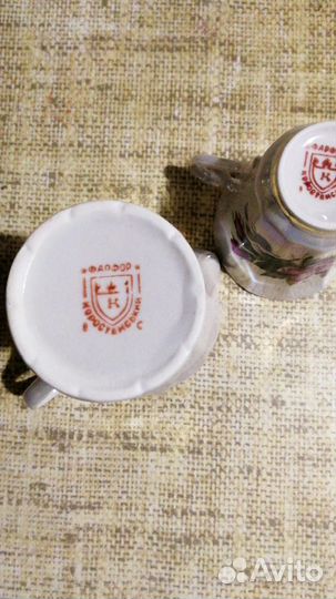 Сервиз кофейный. Коростеньский фарфор