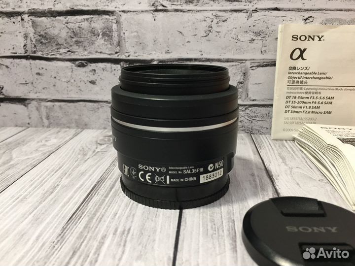 Объектив Sony DT 35mm F1.8 SAM