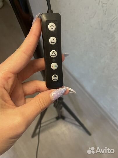 Кольцевая rgb led лампа 33см со штативом