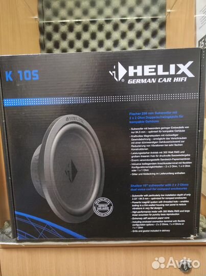 Автомобильный сабвуфер Helix K10S