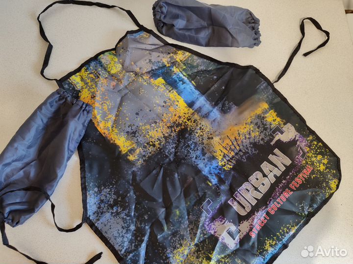 Фартук с нарукавниками новый для уроков труда