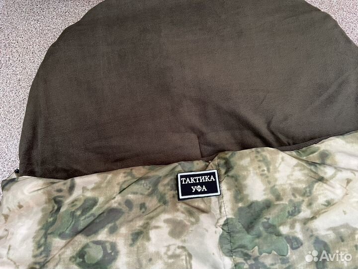 Армейский спальный мешок на флисе -30 мох